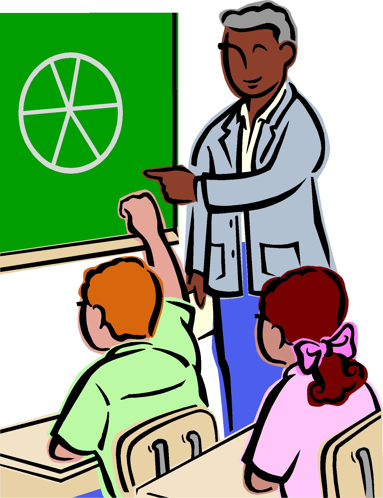 Teacher Helping Student Clipa