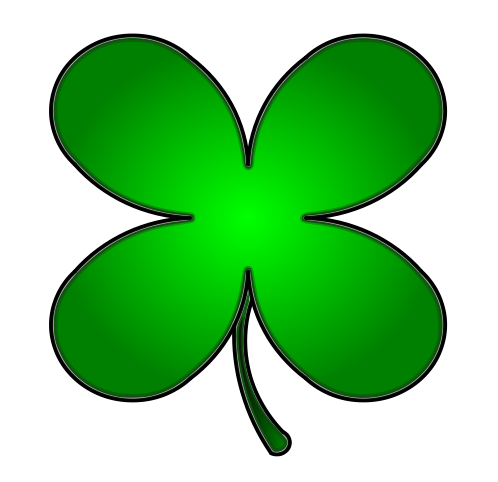 25 Small Four Leaf Clover Fre