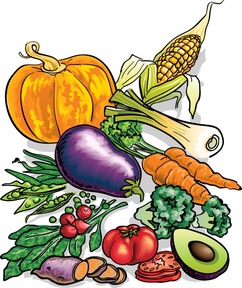 Free fruit and vegetables cli - Vegetables Clip Art