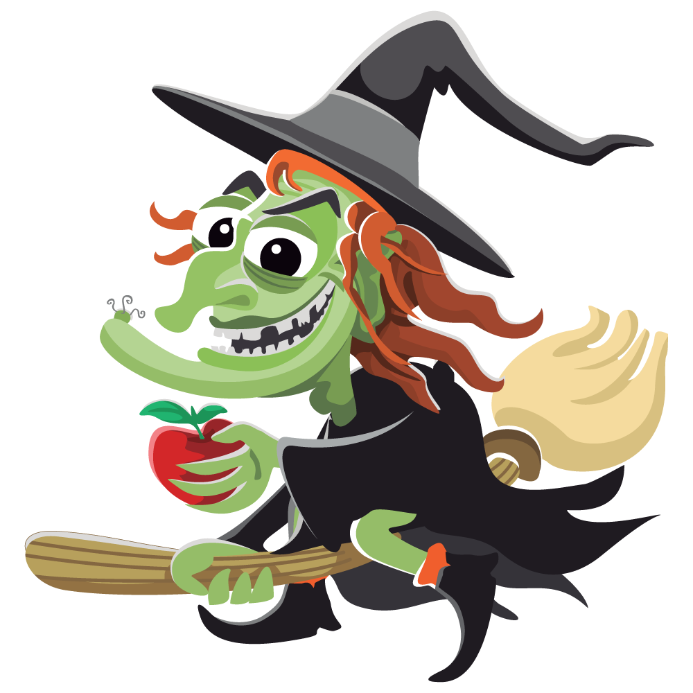 Free Funny Looking Witch Clip Art