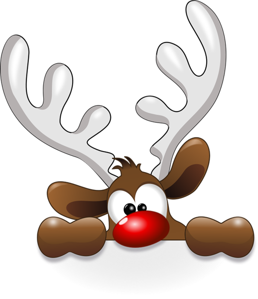 Free Funny Reindeer Clip Art - Free Reindeer Clipart