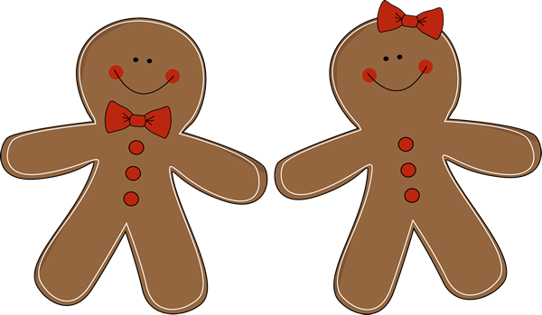 Free gingerbread man clipart  - Gingerbread Clipart