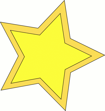 Free Gold Star Clipart . - Yellow Star Clip Art