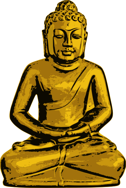 Free Golden Buddha Clip Art