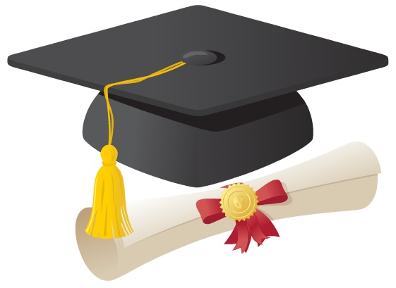 Free Graduation Clip Art - Graduation Cap And Gown Clipart