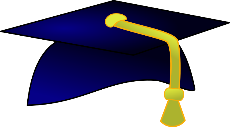 Free Graduation Hat Clip Art - Graduation Hats Clip Art