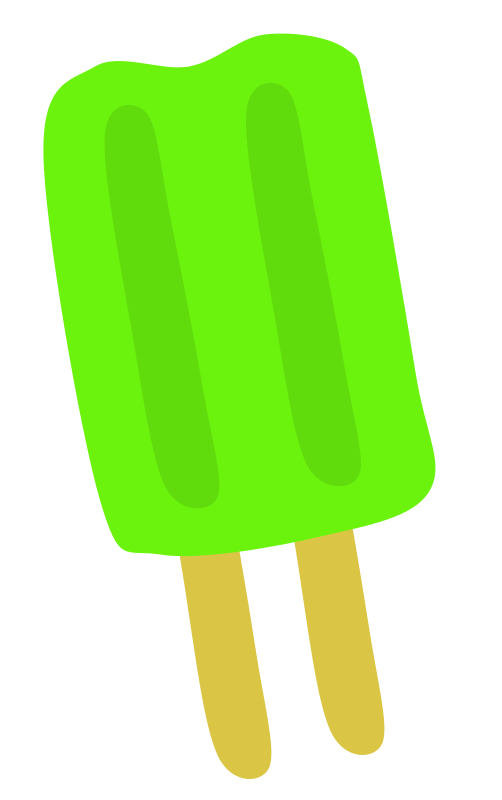Popsicle Clipart Image - Lime