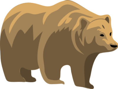 Colored Bear Clipart image