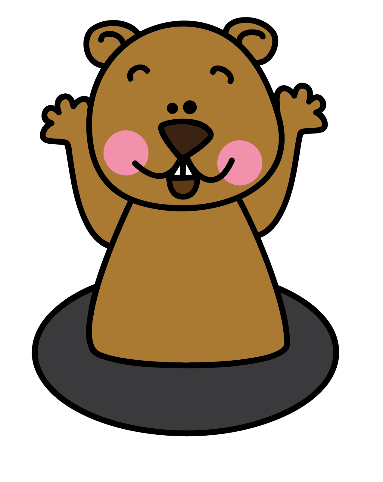 Clipart groundhog clipart