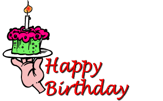 Free Happy Birthday Myspace A - Happy Birthday Animated Clipart