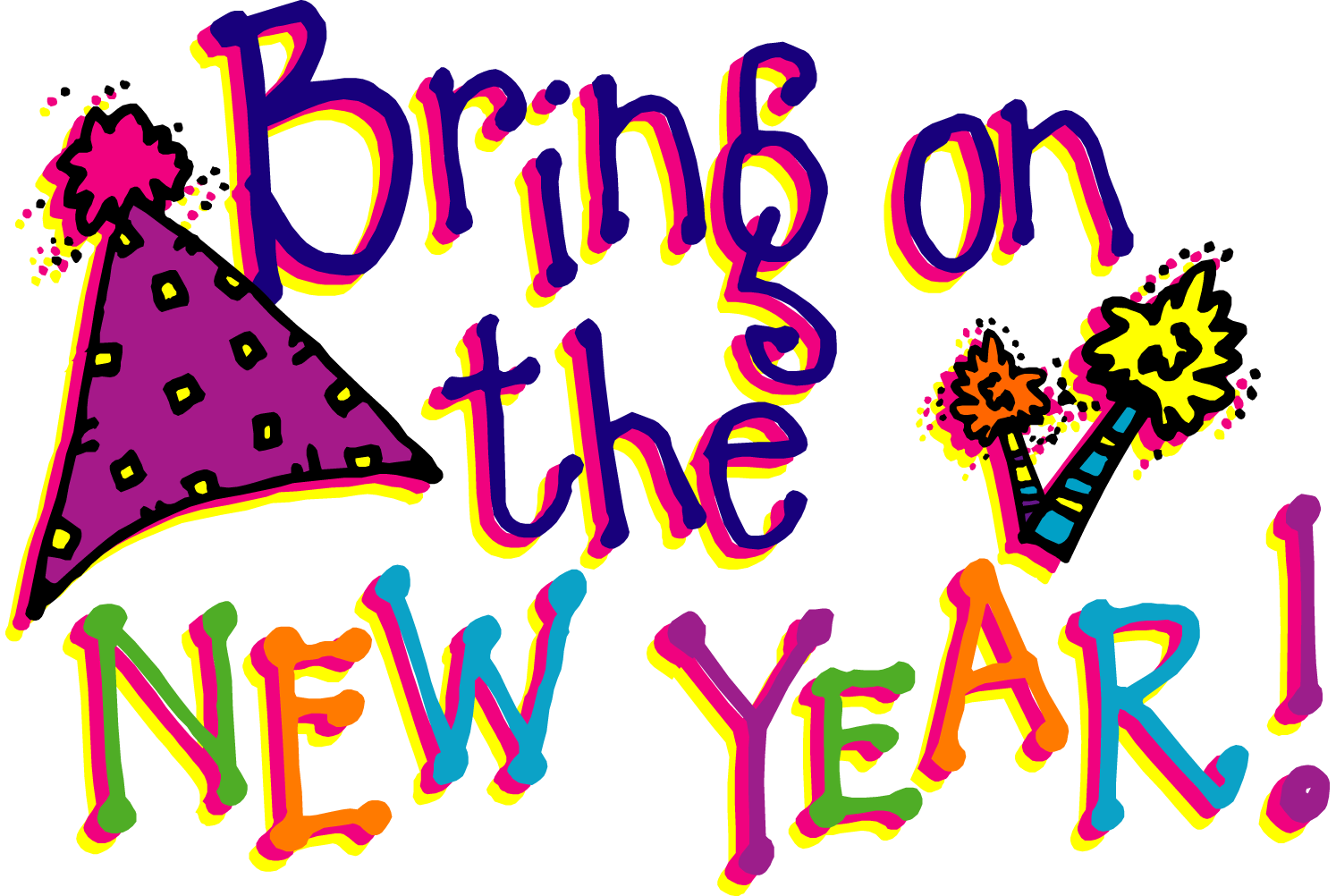 Free Happy New Year 2015 Clip - Free New Year Clip Art