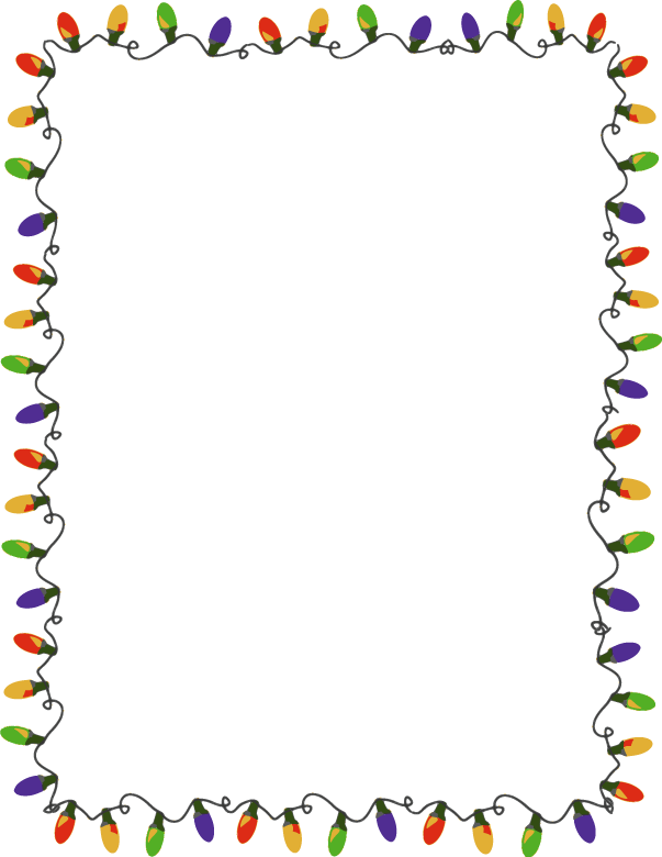 Free Holiday Clipart Borders - .