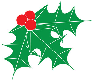Free Holly Clip Art Image: Cl - Holly Leaf Clip Art