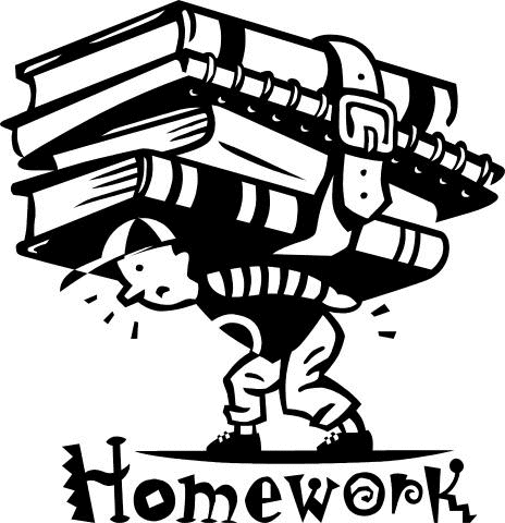 Homework clipart 2
