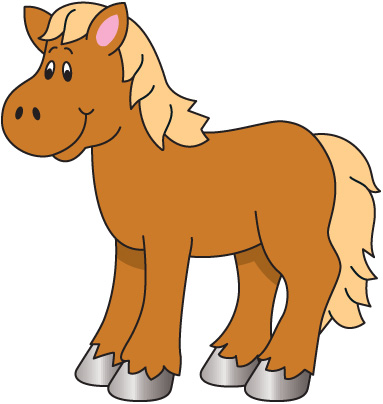 Baby horse clipart