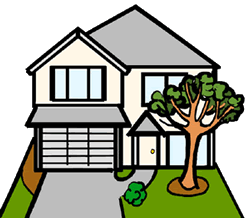 Free house clip art clipart c - Clipart Of A House