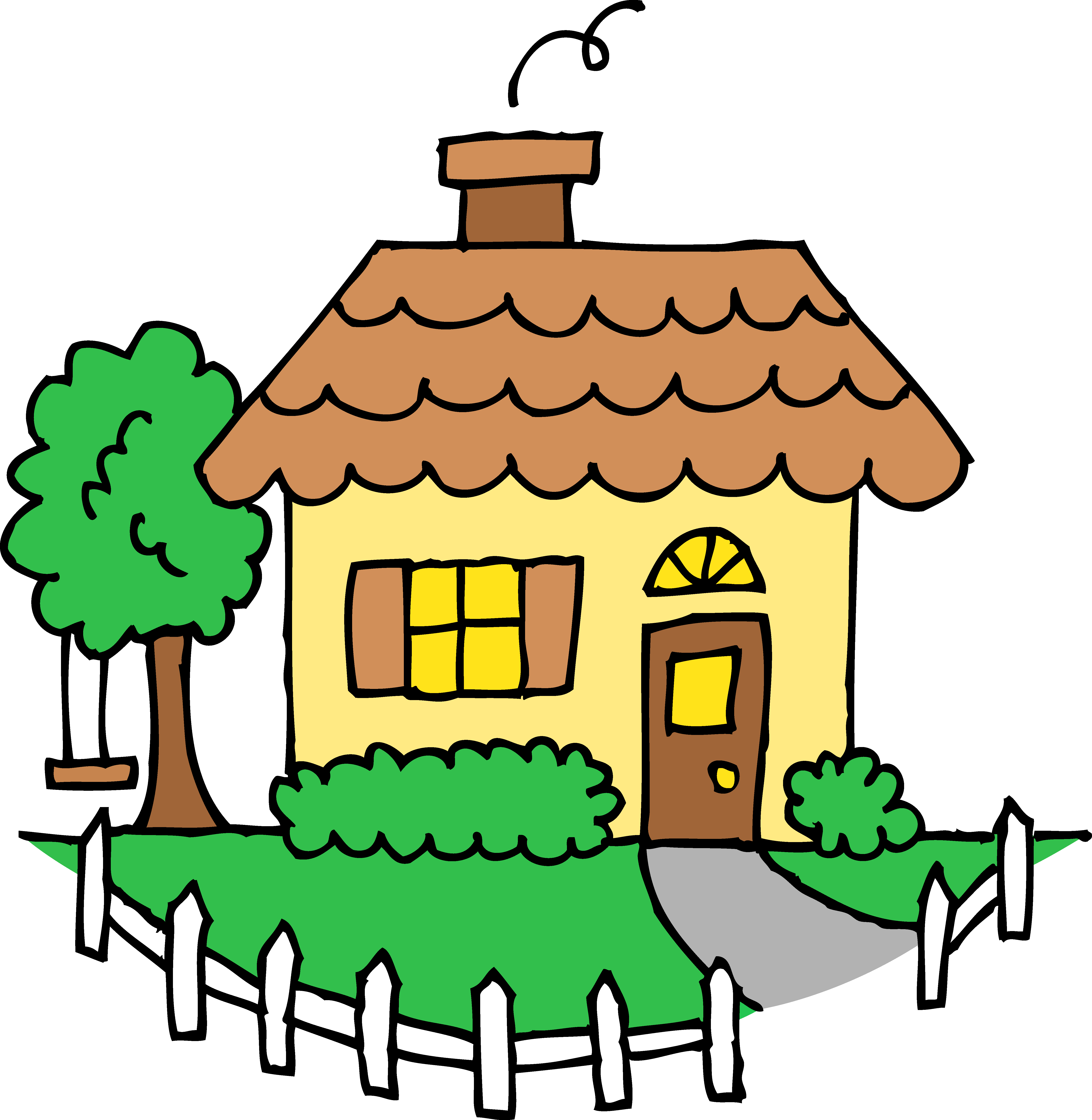 Free House Clipart - cliparta - Clipart Of A House