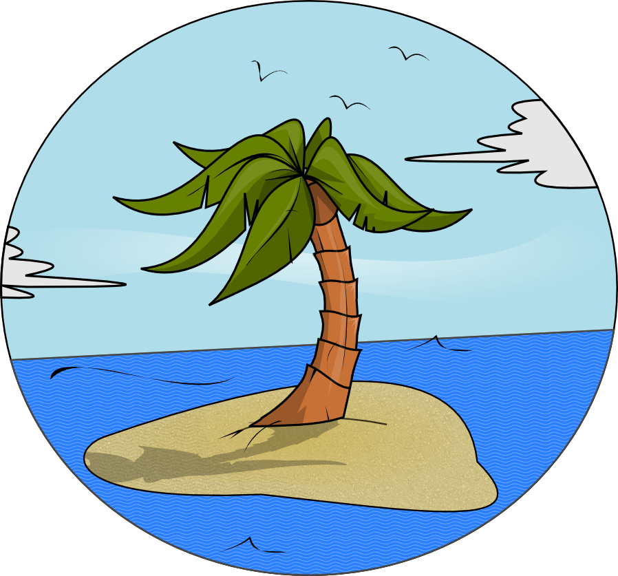 ... Desert island - Illustrat