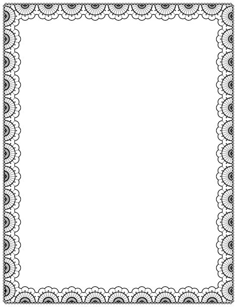 Clip art page borders for .