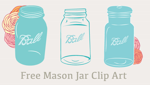 free mason jar clip art | ang - Clip Art Mason Jar