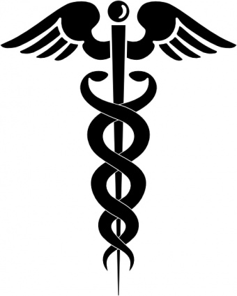 FREE Medical Symbol Caduceus  - Medical Symbol Clipart