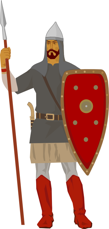 Free Medieval Soldier Clip Ar - Medieval Clip Art