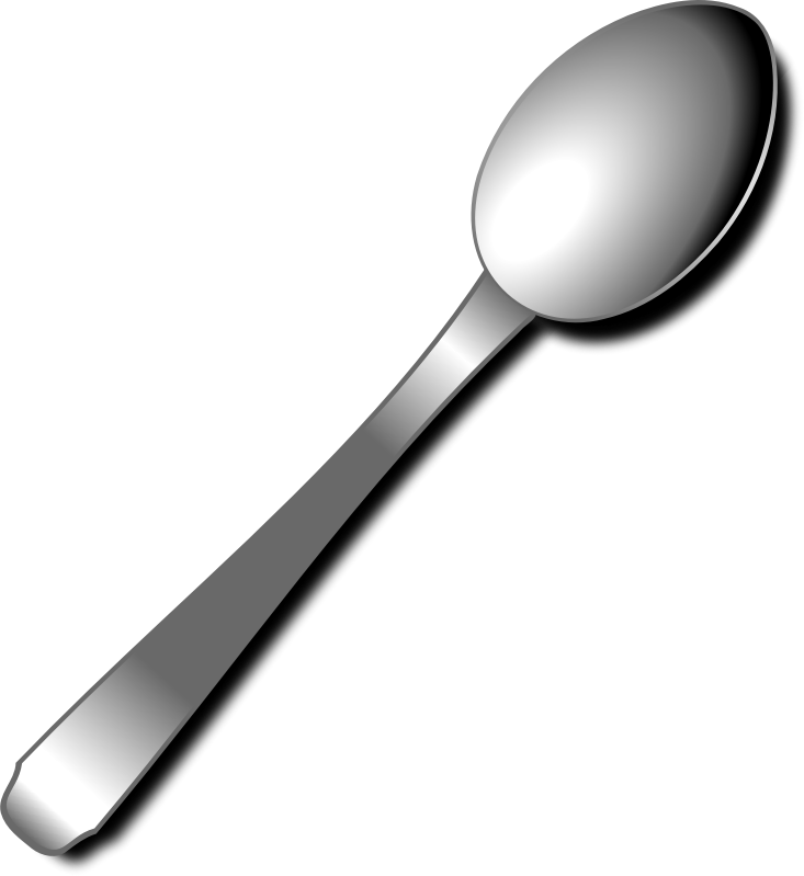 Free Metal Spoon Clip Art