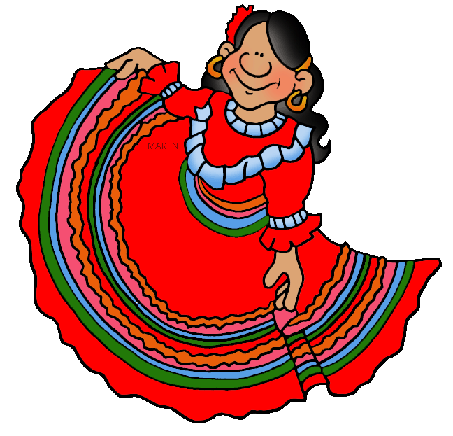 Free Mexico Clip Art By Phill - Mexican Clipart