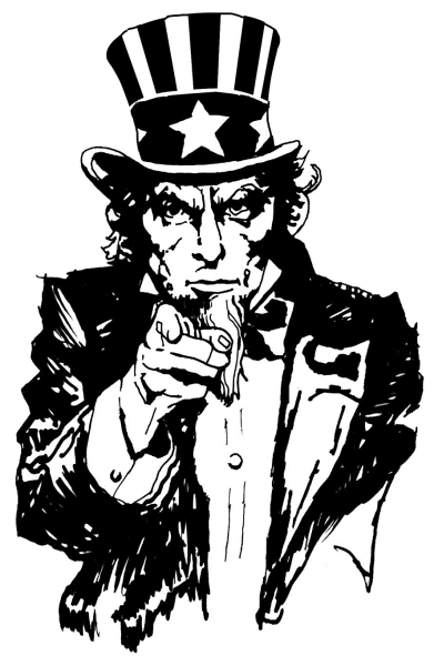 (RF) Uncle Sam Clipart