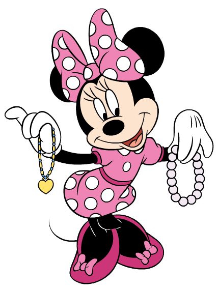Minnie mouse head 3 cliparts