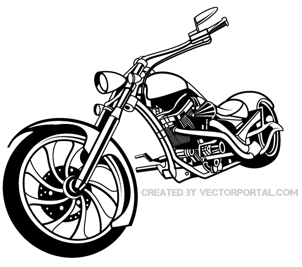 Motorcycle Racing Clipart