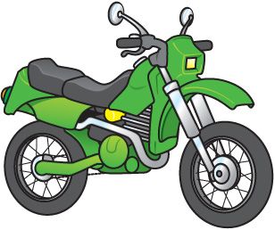 Motorcycle Stock Illustration
