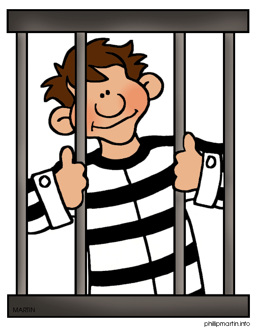 Free Occupations Clip Art By  - Jail Clip Art