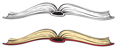 Open Book Clipart Black And W