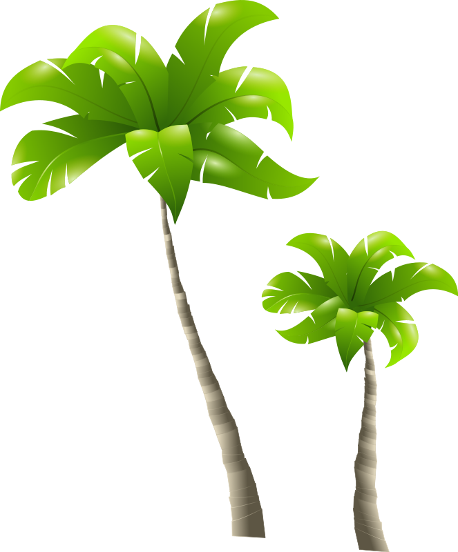 Free Palm Trees Clip Art - Clipart Of Palm Trees