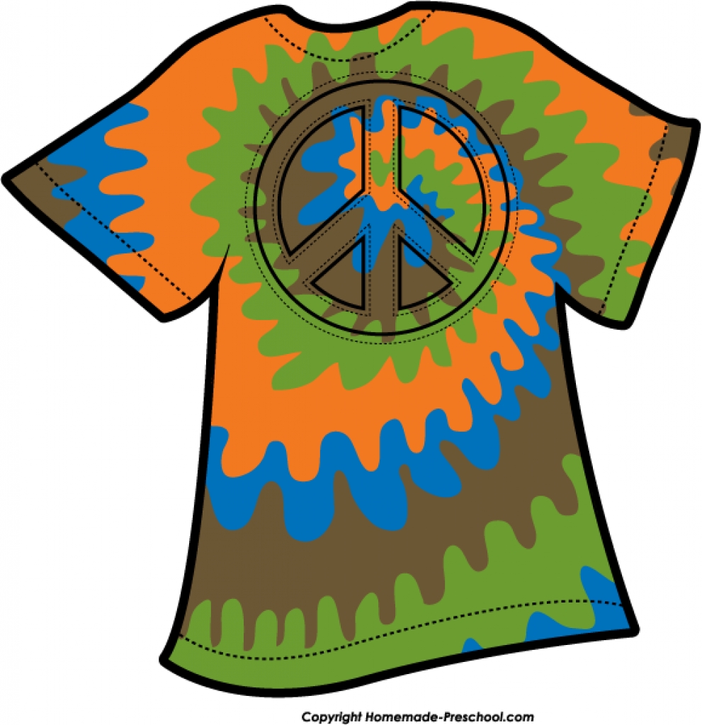 free peace sign clipart throu - Tie Dye Clip Art