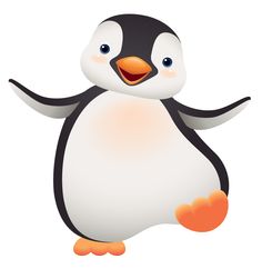 New Ping Penguin Bird Clipart