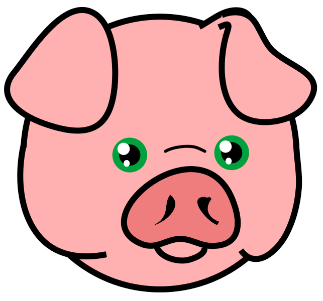 Free Pig Face Clip Art