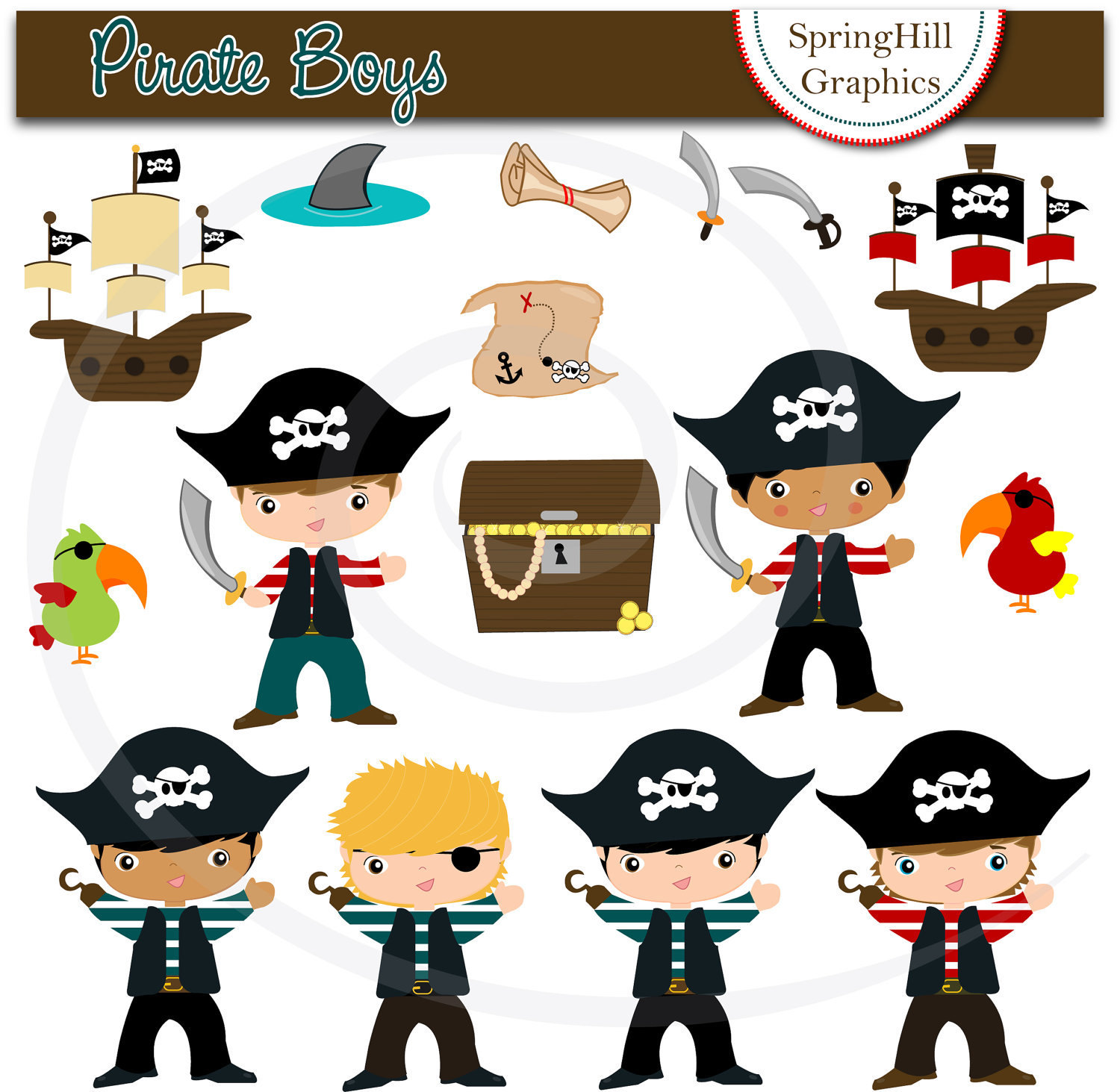 1000 images about Pirate Clip