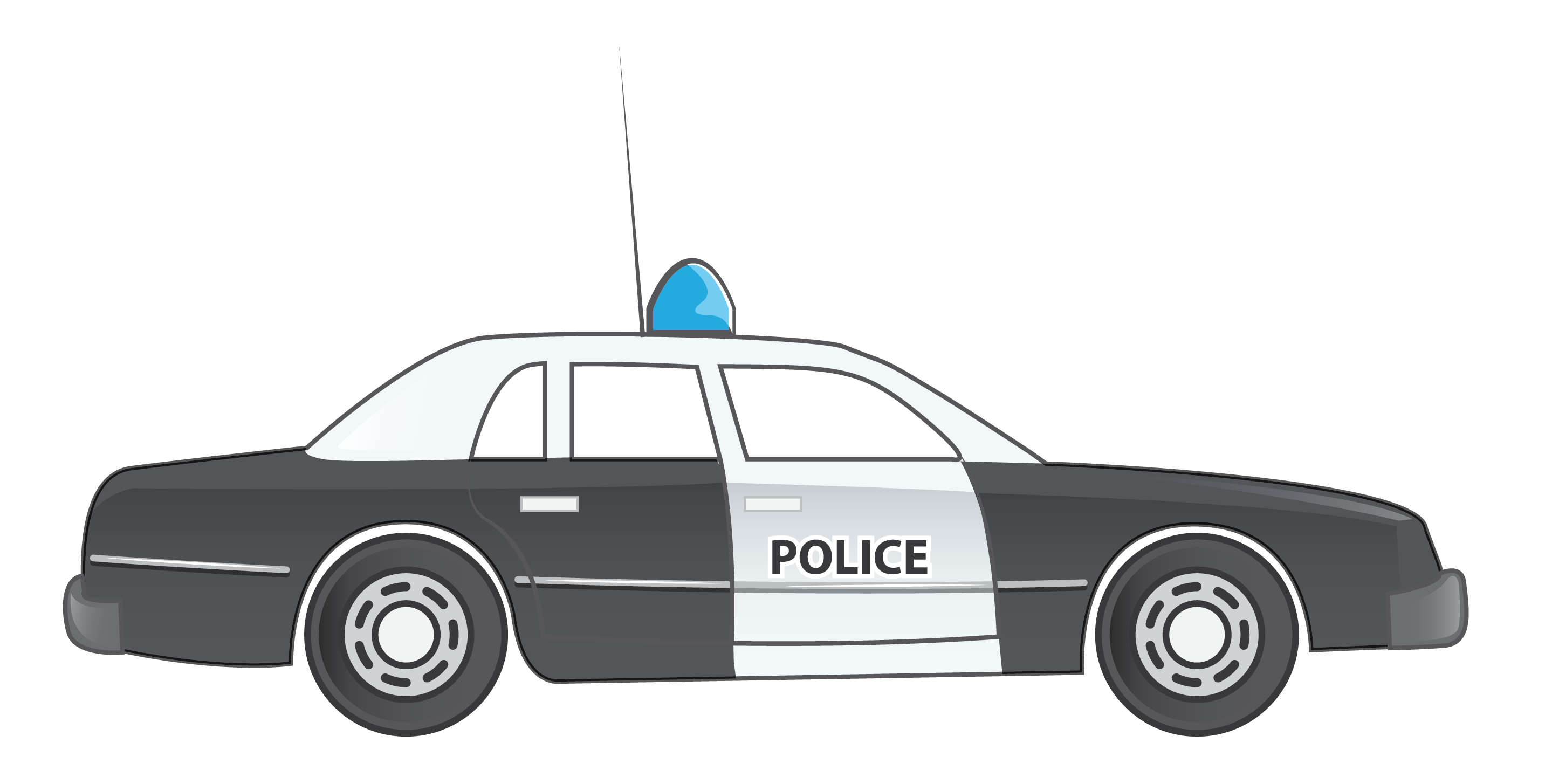 police car clipart