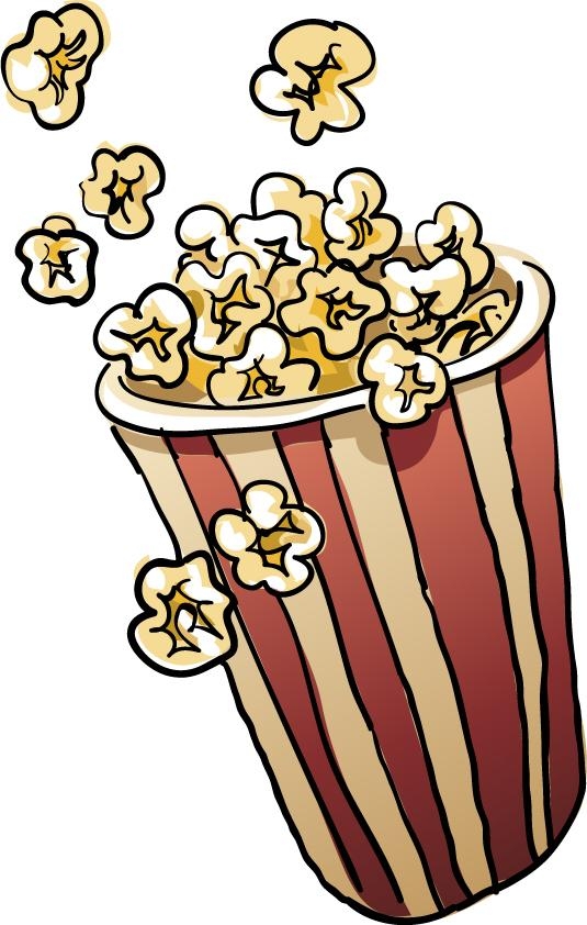 Free popcorn clipart images