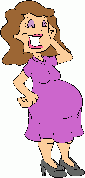 Clip Art Pregnant Belly Clip 