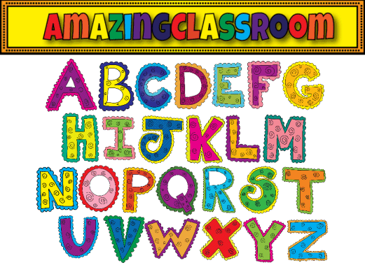 Nursery Alphabet Letters .