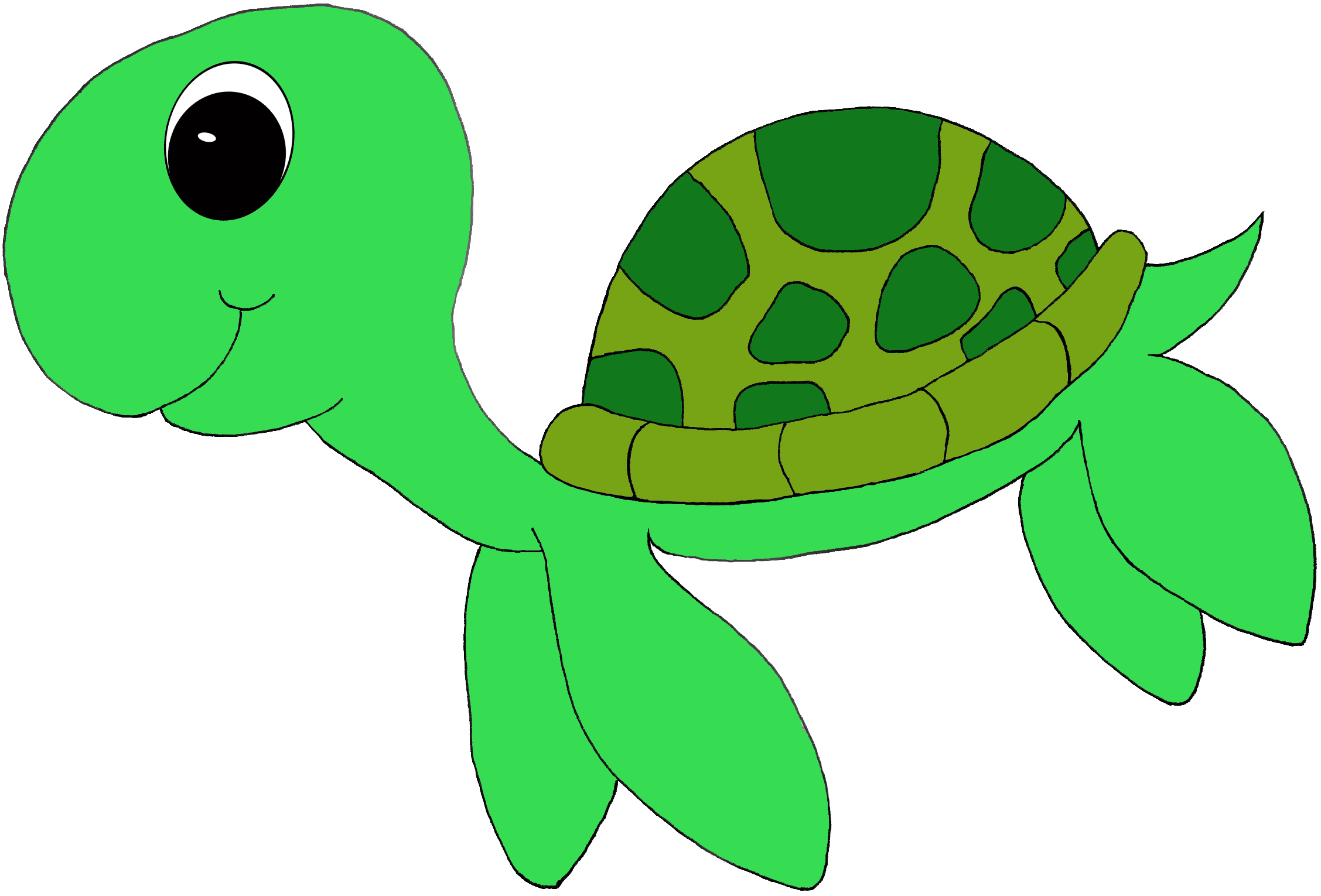 Turtle clip-art.