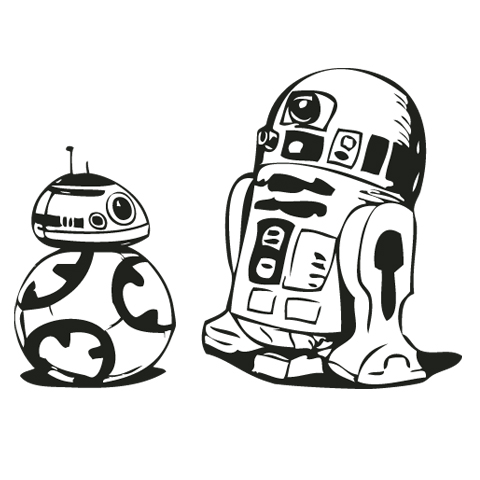 Free R2D2 and BB8 Clip Art .. - Free Star Wars Clip Art