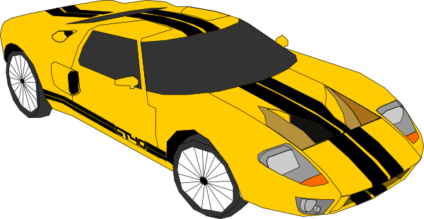 Sports Car Clipart Side View 