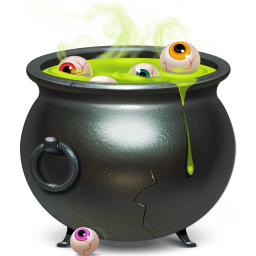 Free Realistic Bubbling Cauldron Clip Art