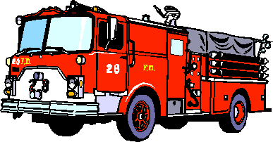 Free Realistic Fire Truck Clip Art