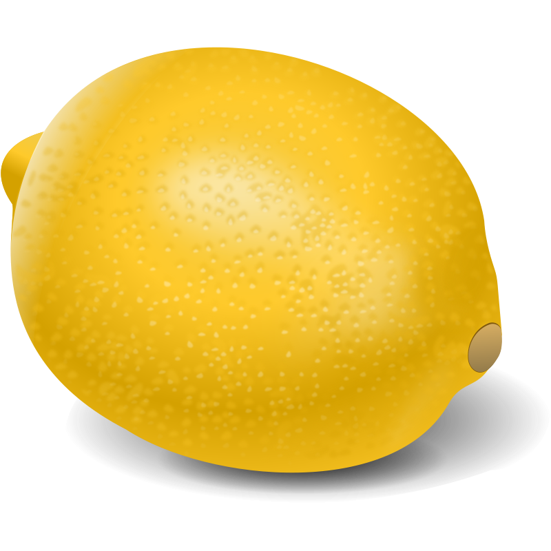 Free Realistic Lemon Clip Art - Clipart Lemon