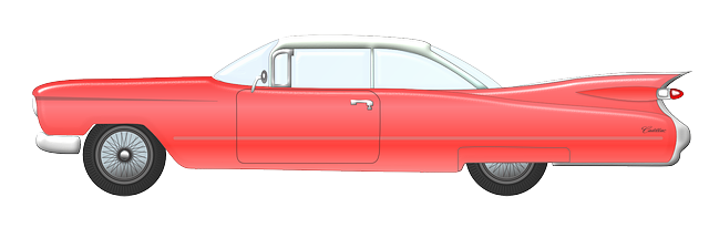 Free Red Vintage Car Clip Art